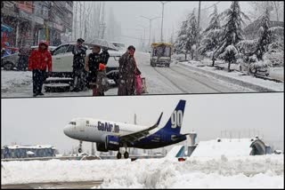 Snowfall in Kashmir