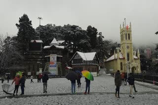 snowfall in shimla