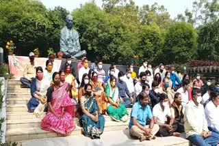 bjp silent protest in bhubaneswar