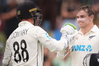 Tom Latham century, Devon Conway, New Zealand vs Bangladesh, New Zealand scorecard