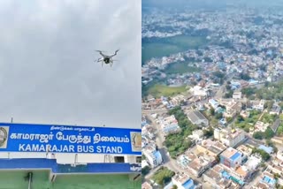 Dindigul district monitored by drone camera