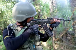 army kills two terrorist in Kashmir  encounter in south kashmir  കശ്മീരിലെ സൈന്യത്തിന്‍റെ എന്‍കൗണ്ടര്‍  കശ്മീരീല്‍ തീവ്രവാദികളുമായുള്ള സൈന്യത്തിന്‍റെ ഏറ്റുമുട്ടല്‍