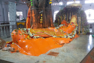 Devotees in Jam Savari Temple Chhindwara