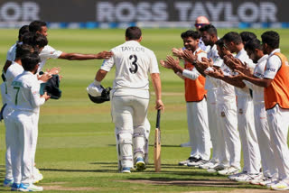 Ross Taylor gaurd of honour, రాస్ టేలర్ గార్డ్ ఆఫ్ ఆనర్