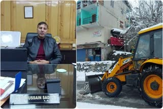 Snowfall in Kinnaur