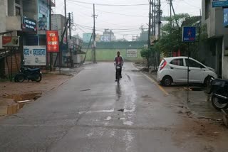 raining intermittently in many areas of Chhattisgarh