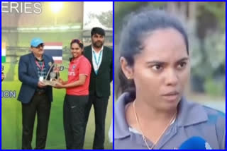 WOMEN CRICKET PLAYER MEGHANA