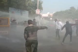 nsui protest  gwalior