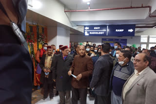 CM Jairam Thakur in IGMC