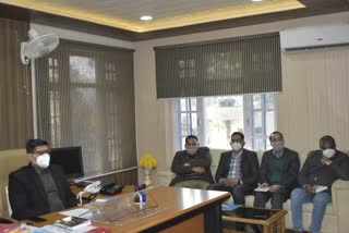 DDC rajouri review progress on major road project