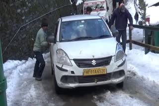 Snowfall in Shimla