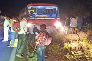 Road accident in Near Raichur