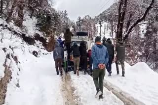 snowfall in Bageshwar