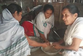 Bhogali Bihu Preparation at Kaliabor