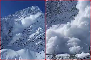 Snow storm in Lahaul Valley