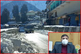 PWD department restored roads in Kinnaur