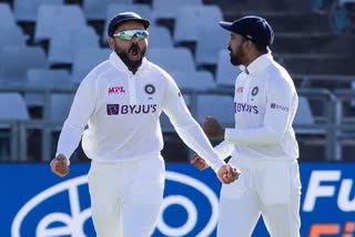 virat Kohli completes 100 catches in Tests match