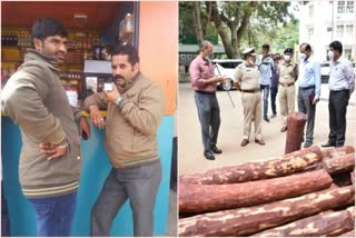 red sandalwood theft by two constable in bangalore suspended
