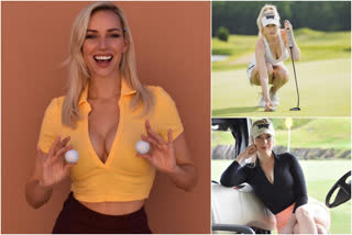 Paige Renee Spiranac Photos,Paige Spiranac is a rising golf talent,ಯೂಟ್ಯೂಬ್​ನಲ್ಲಿ ಗಾಲ್ಫ್ ಸುಂದರಿಯ ಗುಣಗಾನ,ಪ್ರಸಿದ್ಧ ಗಾಲ್ಫ್ ಆಟಗಾರ್ತಿಯ ಪೋಟೋ