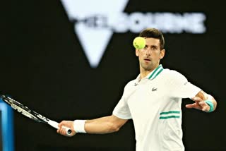 Djokovic in Australian Open  Novak Djokovic  Australian Open  visa dispute  वीजा विवाद  नोवाक जोकोविच  आस्ट्रेलियाई ओपन ड्रॉ  खेल समाचार  Sports News  टेनिस खिलाड़ी