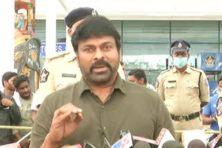 Chiranjeevi on movie tickets at ap