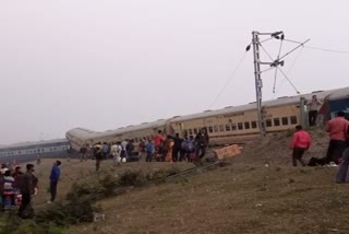 Guwahati Bikaner Express derailed