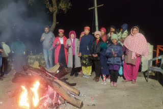 Lohri festival celebration in Mussoorie