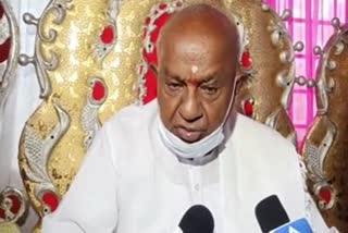 h d deve gowda reacts on padayatra