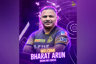 KKR appoint Bharat Arun as bowling coach