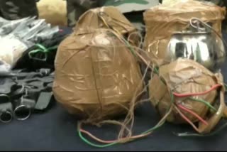 Security forces have seized a huge amount of explosive materials of a banned outfit from a forest in Malkangiri district