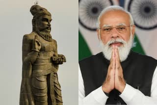 PM Modi pays tributes to Tamil poet Thiruvalluvar