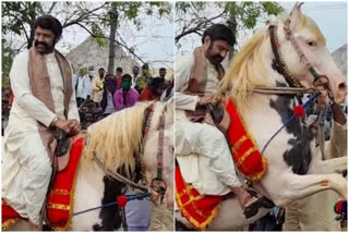 Balakrishna Horse Ride