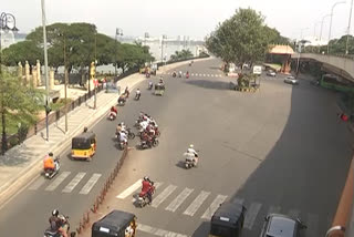 Hyderabad Roads empty