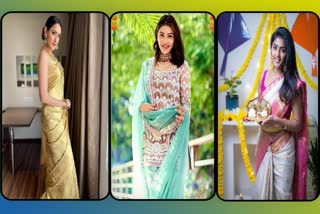 Celebrity actresses Sankranti celebration