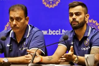 Ravi Shastri reacts to Virat Kohli