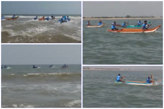 Boat races in prakasam