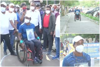 Wheelchair marathon