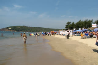 goa beach photo taken from  social media