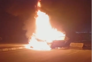 Car Caught Fire