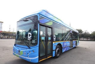 electric bus of Delhi Transport Corporation
