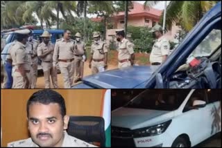 tumkur sp sent car to dandina police station issue; accused arrested