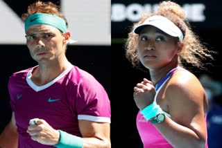 Nadal and Osaka win  Rafael Nadal  Naomi Osaka  Australian Open  आस्ट्रेलिया ओपन  रफेल नडाल  नाओमी ओसाका  मेलबर्न  Melbourne