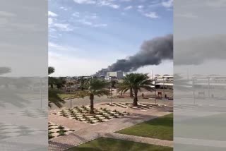 Suspected drone attacks cause blast, fire in Abu Dhabi: police