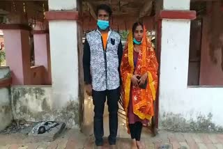 Marriage of lover couple in Dhanbad Mahila Police Station