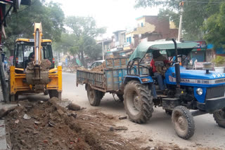 बाबा हरिदास नगर मार्केट में सौंदर्यीकरण की शुरुआत