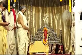 pushyabhisek ritual of gajapati maharaj in puri