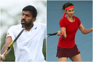 bopanna, sania mirza