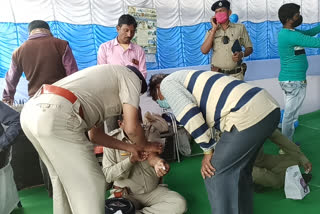 Blood Donation By Police