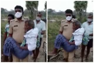 Warangal district Sub inspector showed humanity