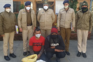 Shimla Police recovered stolen goods in pickup